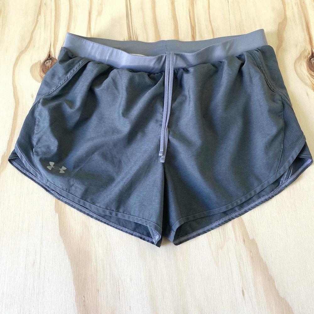 Under Armour Running Short Women's Gray Size Large